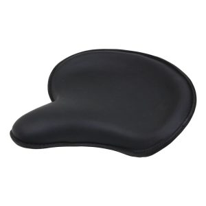 V-Twin Mfg. Black Leather Thin Style Solo Sea