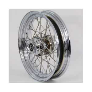 V-Twin Mfg. Replica 40 Spoke Front Wheel For Harley FL Softail 2000-2006