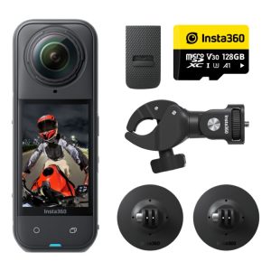 Insta360 X5 Motorcycle Multi View Camera Bundle
