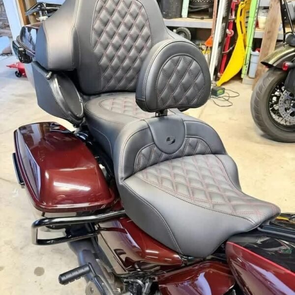 Saddlemen RoadSofa King Lattice Stitch Seat – Harley-Davidson Touring
