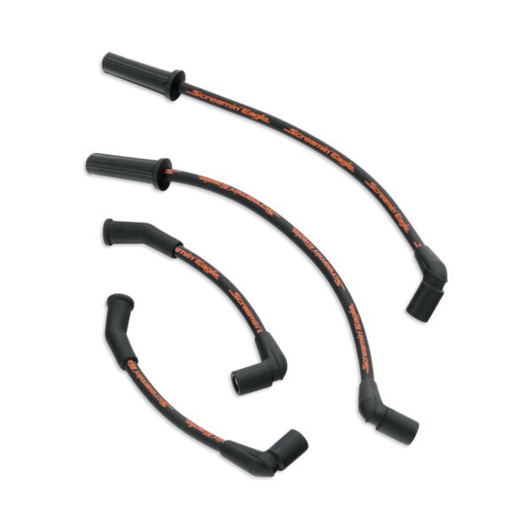 Screamin' Eagle 10MM Phat Spark Plug Wires - Black