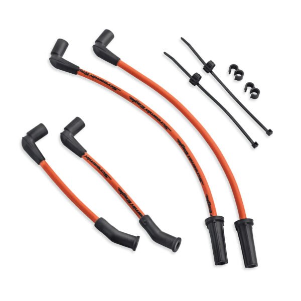 Screamin' Eagle 10MM Phat Spark Plug Wires - Orange