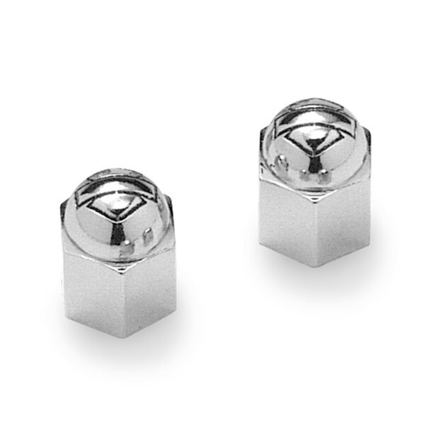 Bar & Shield Acorn Nut Valve Stem Caps