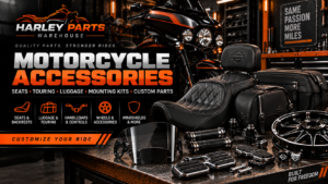 Harley motorcycle accessories and motorcycle parts